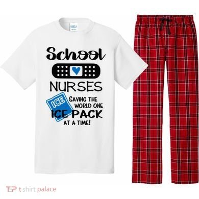School Nurse Saving The World One Ice Pack At A Time! Pajama Set