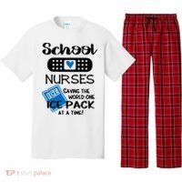 School Nurse Saving The World One Ice Pack At A Time! Pajama Set thumb 0