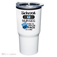 School Nurse Saving The World One Ice Pack At A Time! Tumbler thumb 0