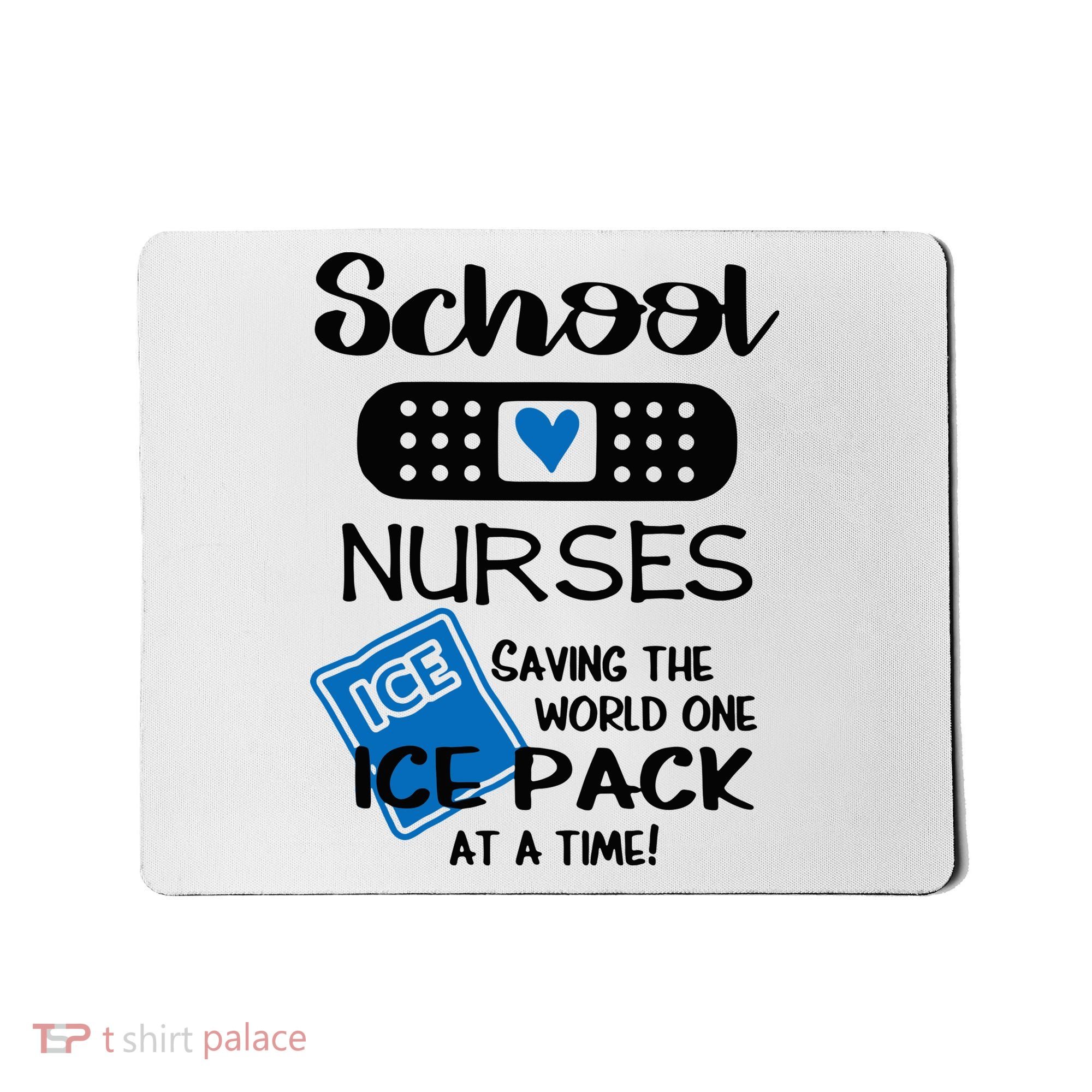 School Nurse Saving The World One Ice Pack At A Time! Mousepad