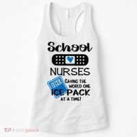 School Nurse Saving The World One Ice Pack At A Time! Women's Tank Top thumb 0