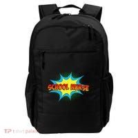 School Nurse Superhero Comics Cool International Nurses Day Backpack thumb 0