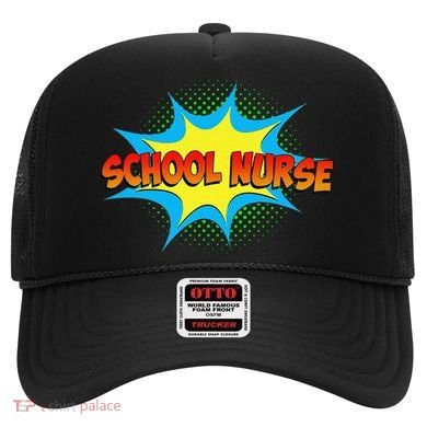 School Nurse Superhero Comics Cool International Nurses Day Hat