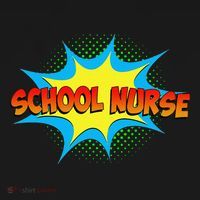 School Nurse Superhero Comics Cool International Nurses Day Visor thumb 3