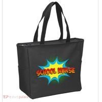 School Nurse Superhero Comics Cool International Nurses Day Tote Bag thumb 2