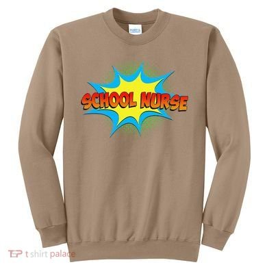 School Nurse Superhero Comics Cool International Nurses Day Sweatshirt