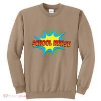 School Nurse Superhero Comics Cool International Nurses Day Sweatshirt thumb 0