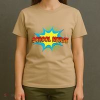 School Nurse Superhero Comics Cool International Nurses Day T-Shirt thumb 4