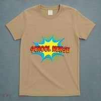 School Nurse Superhero Comics Cool International Nurses Day T-Shirt thumb 5