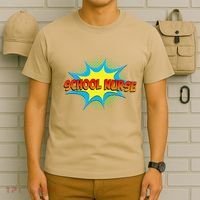School Nurse Superhero Comics Cool International Nurses Day T-Shirt thumb 6
