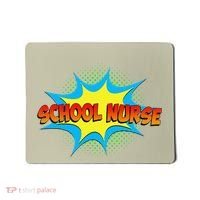 School Nurse Superhero Comics Cool International Nurses Day Mousepad thumb 0