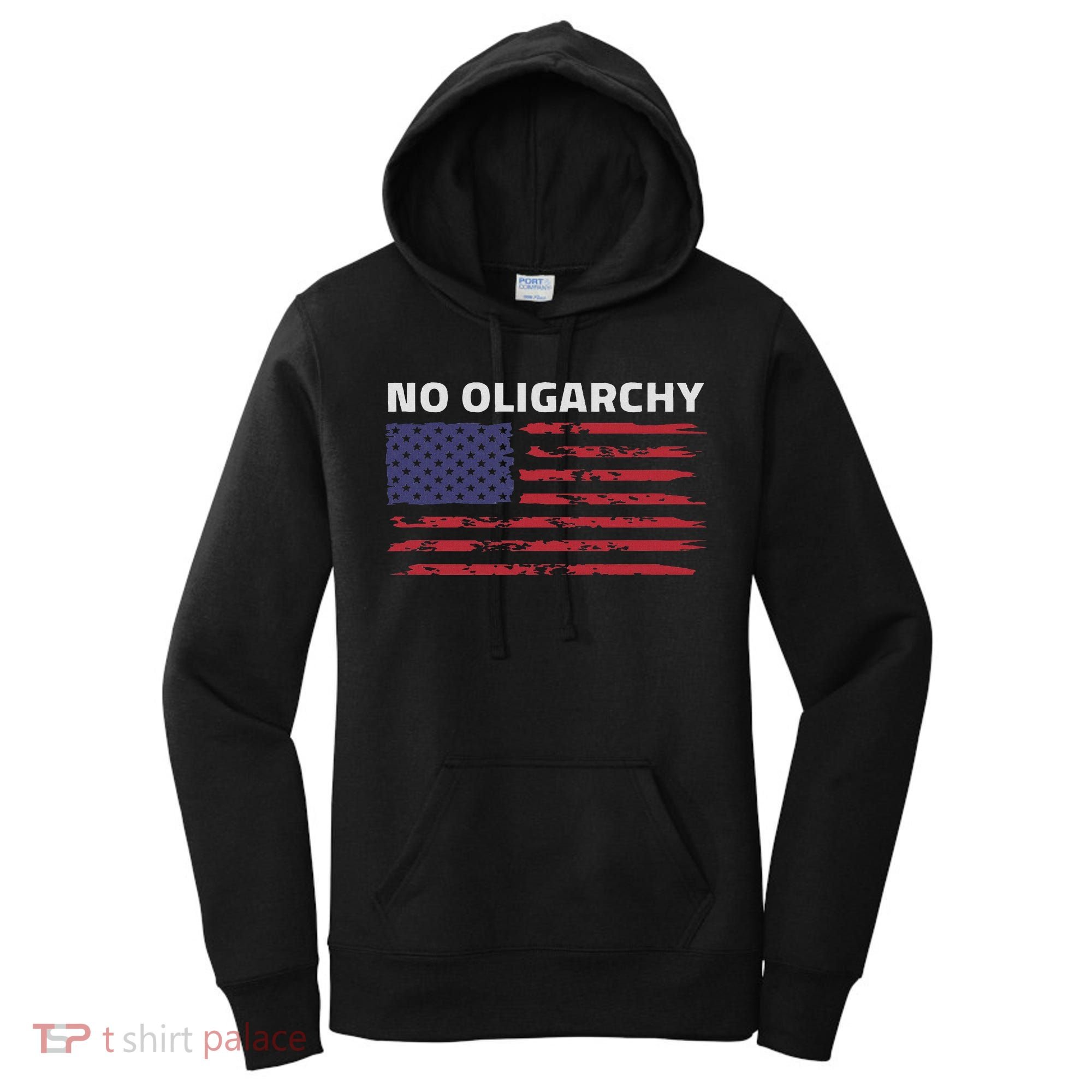 Say No To Oligarchy Usa Us American Women's Hoodie