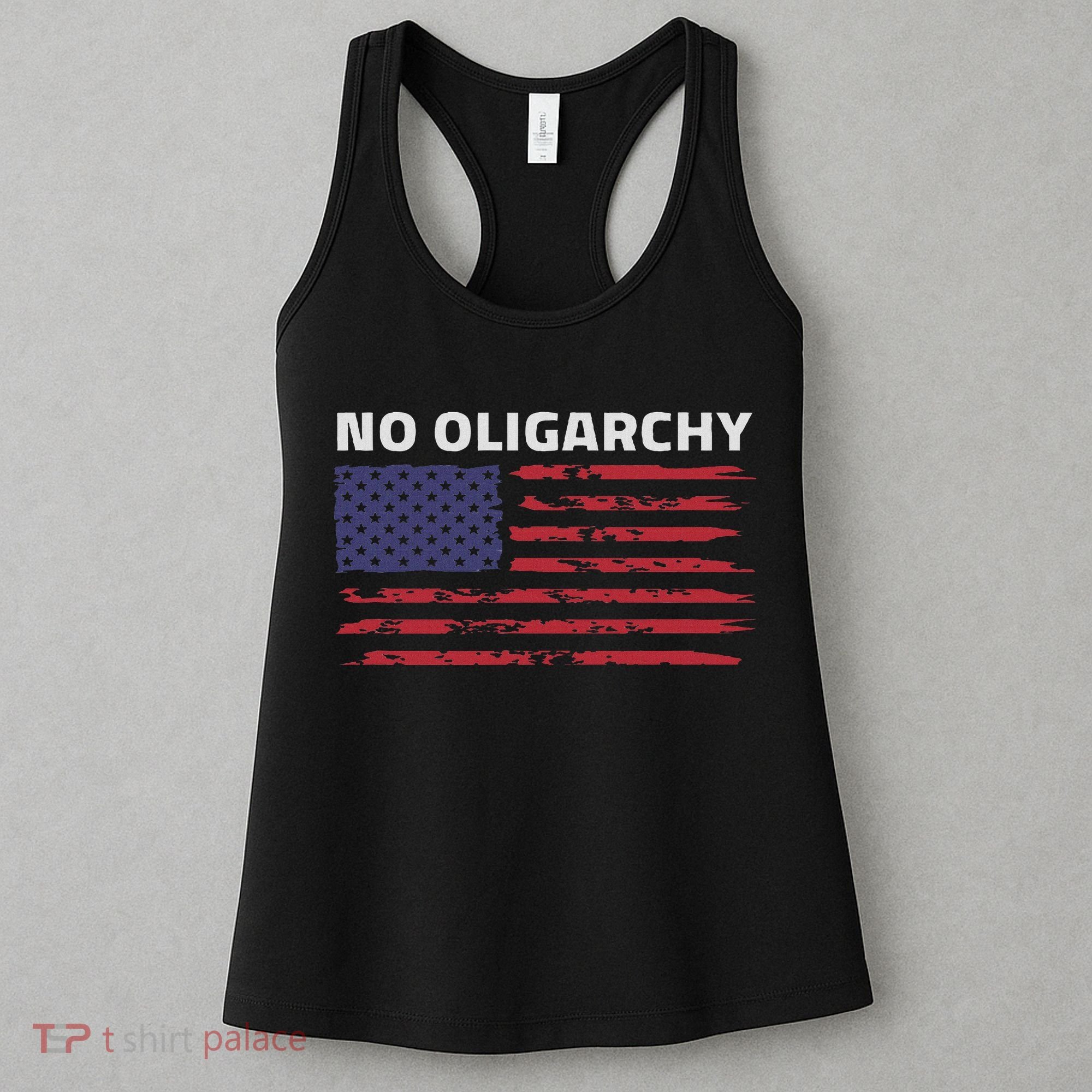 Say No To Oligarchy Usa Us American Women's Tank Top