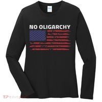 Say No To Oligarchy Usa Us American Women's Long Sleeve Shirt thumb 0