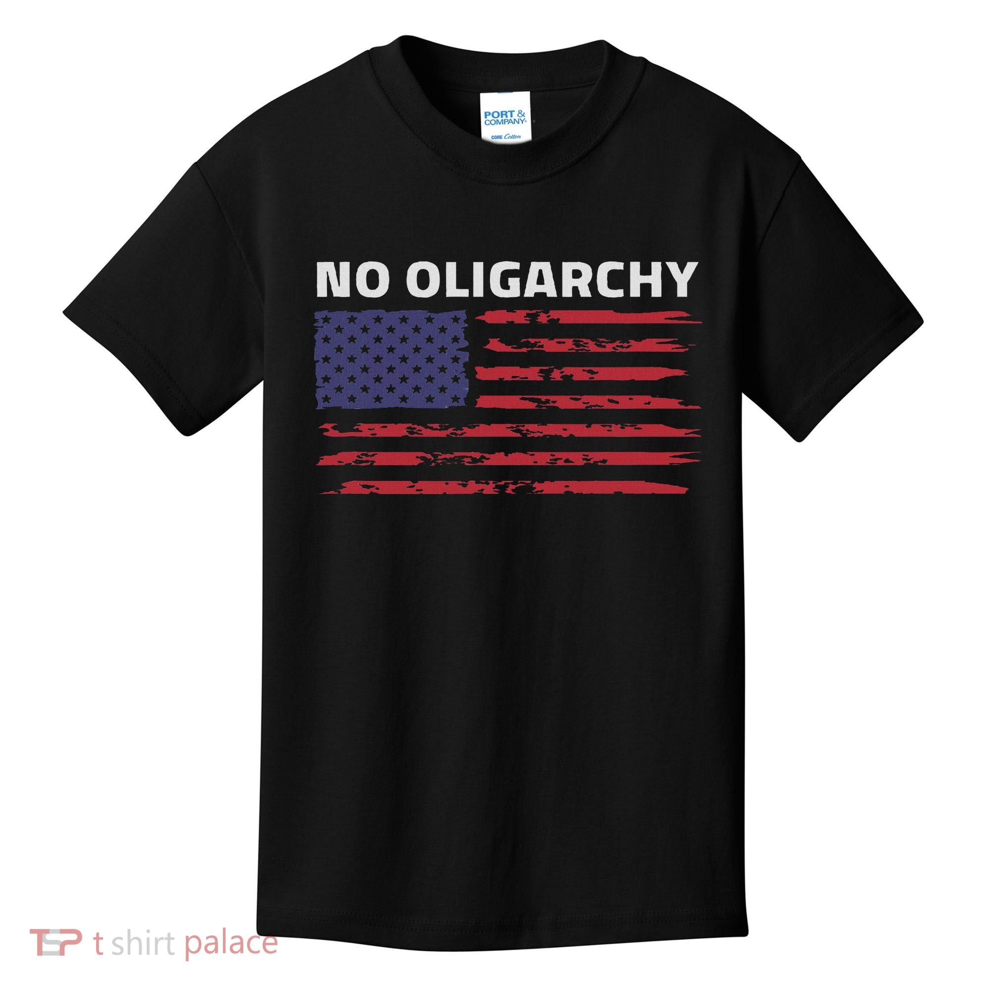 Say No To Oligarchy Usa Us American Kids T-Shirt
