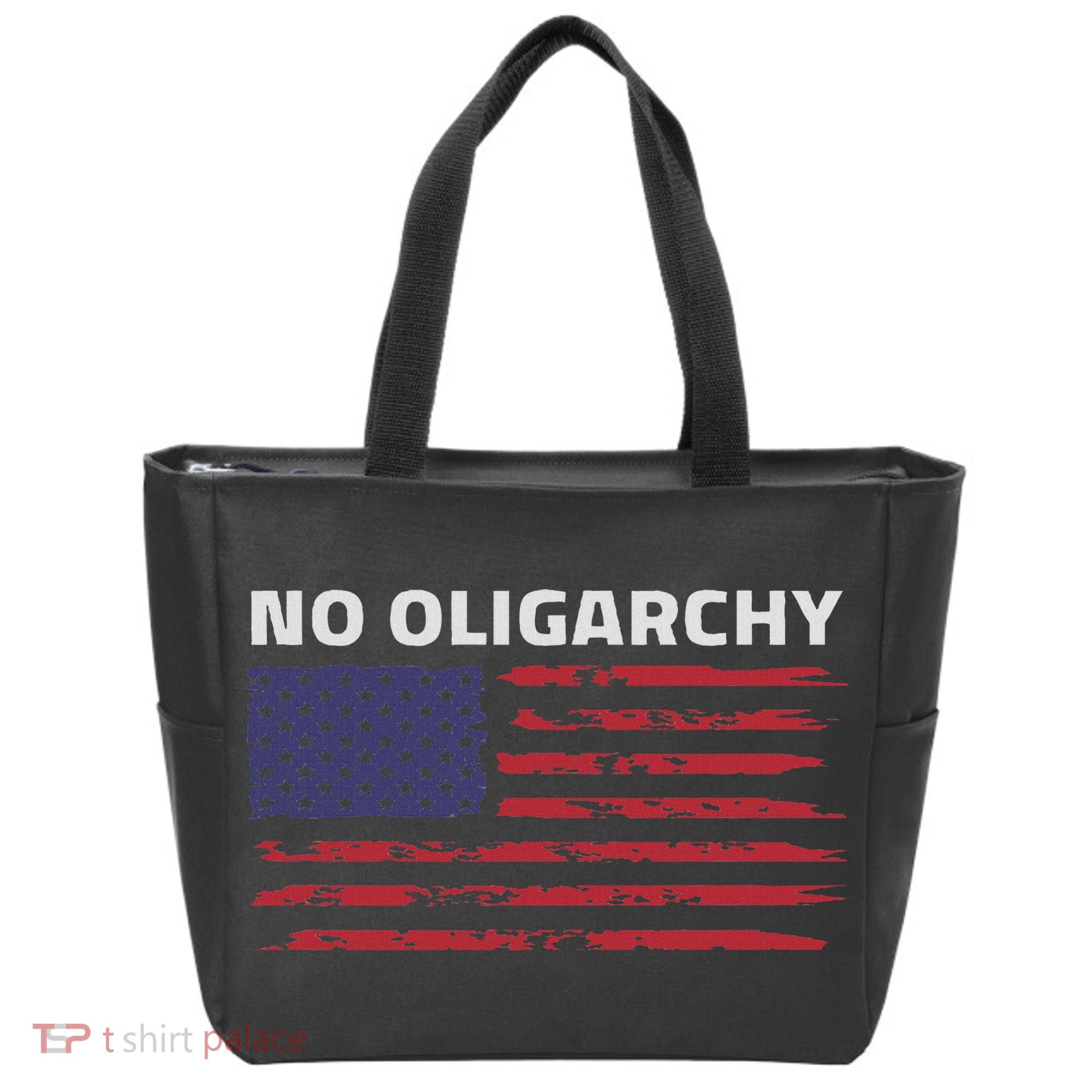 Say No To Oligarchy Usa Us American Tote Bag