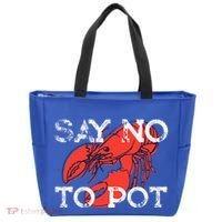 Say No To Pot Funny Lobster Seafood Lover Tote Bag thumb 0
