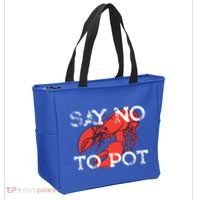 Say No To Pot Funny Lobster Seafood Lover Tote Bag thumb 2