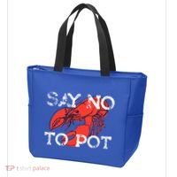 Say No To Pot Funny Lobster Seafood Lover Tote Bag thumb 3