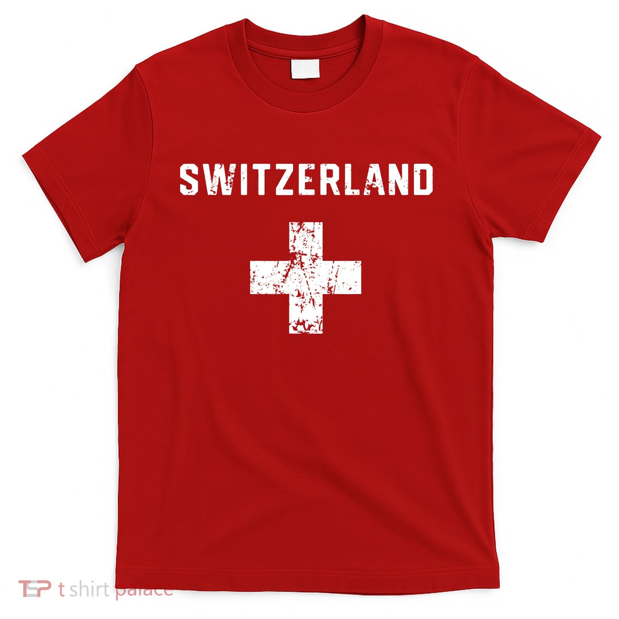 Switzerland National Team Swiss Jersey Retro Vintage T-Shirt