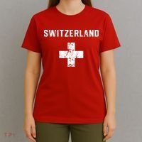 Switzerland National Team Swiss Jersey Retro Vintage T-Shirt thumb 4