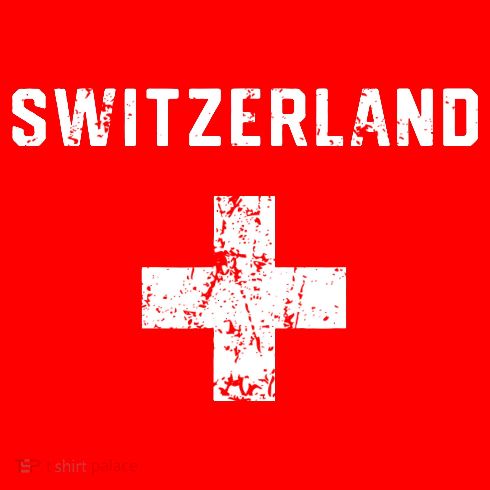 Switzerland National Team Swiss Jersey Retro Vintage T-Shirt