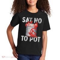 Say No To Pot Seafood Lover Lobster Crawfish Funny Kids T-Shirt thumb 2