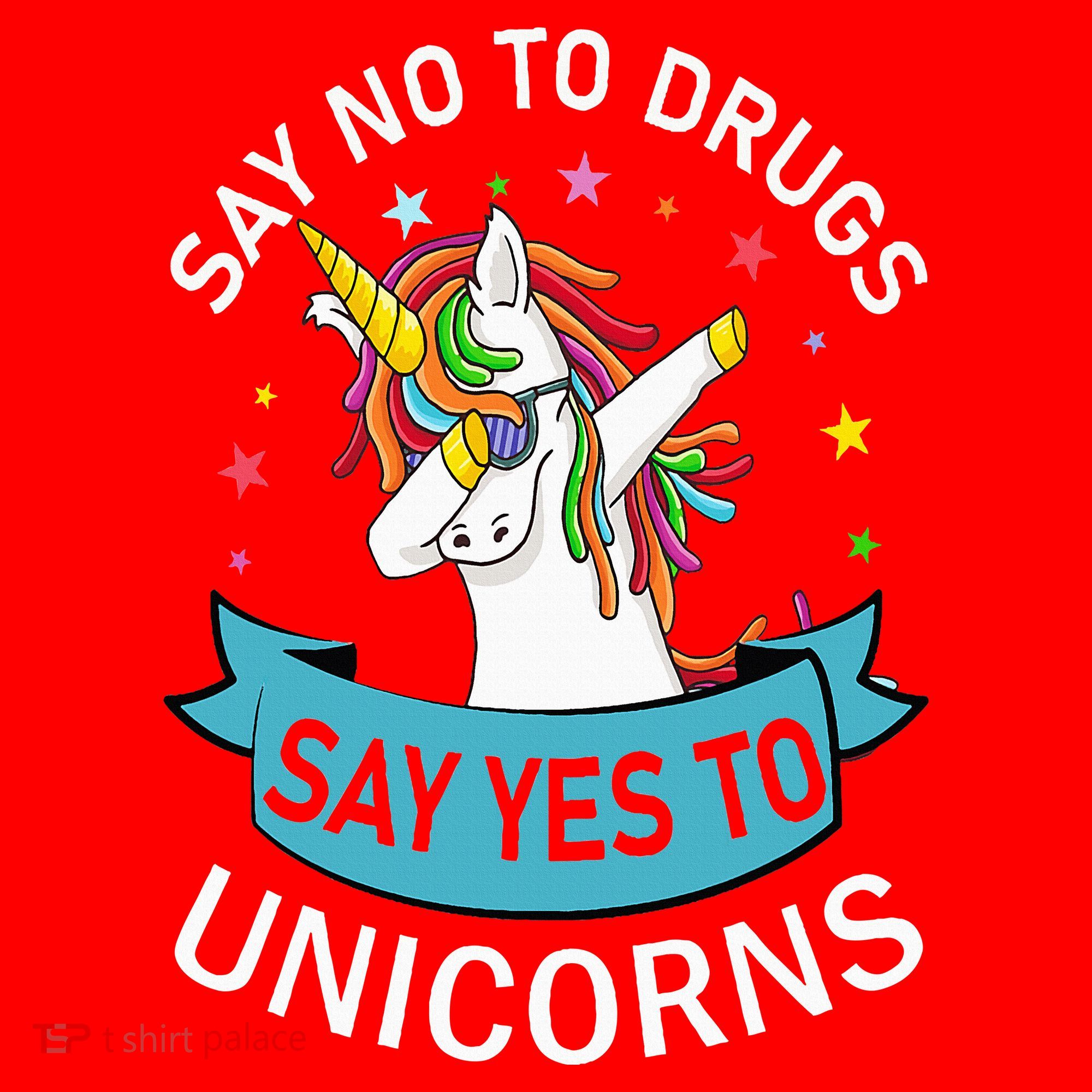 Say No To Drugs Say Yes To Unicorn Red Ribbon Week Women's Tank Top