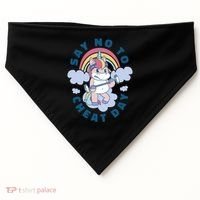 Say No To Cheat Day Unicorn Gym USA-Made Doggie Bandana thumb 0