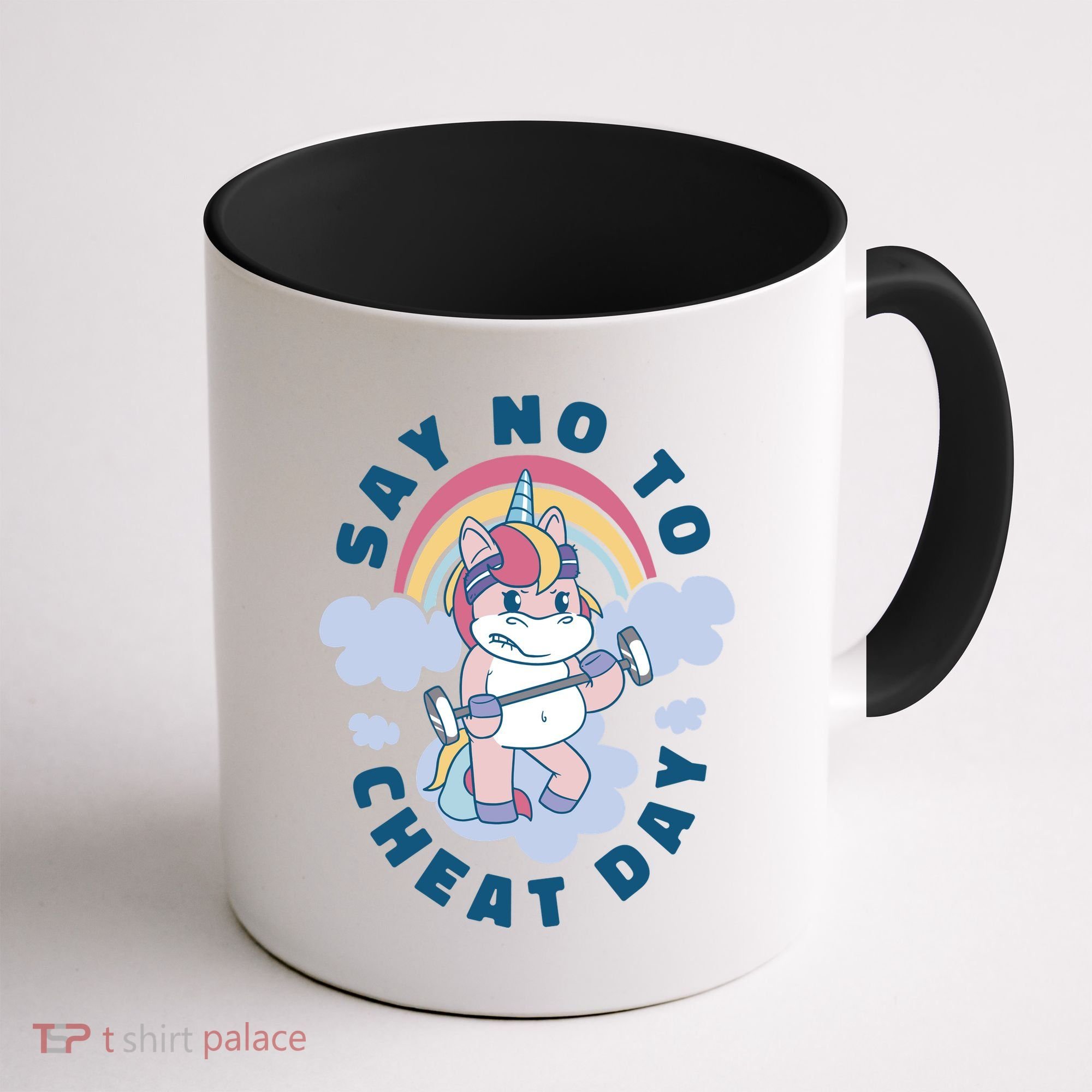 Say No To Cheat Day Unicorn Gym Coffee Mug