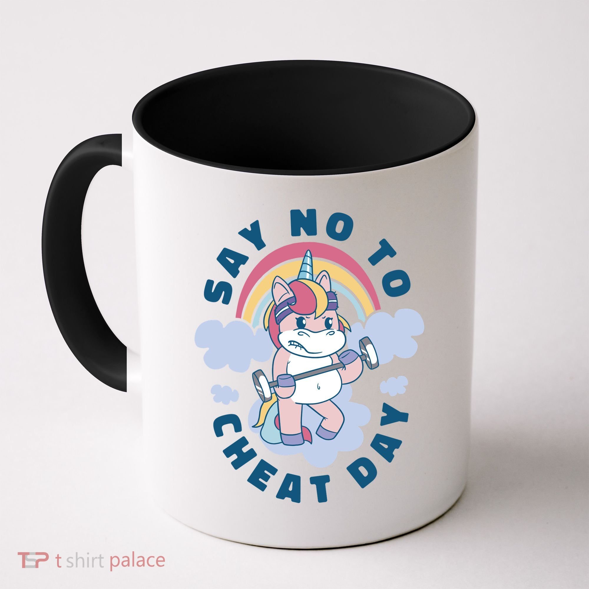Say No To Cheat Day Unicorn Gym Coffee Mug