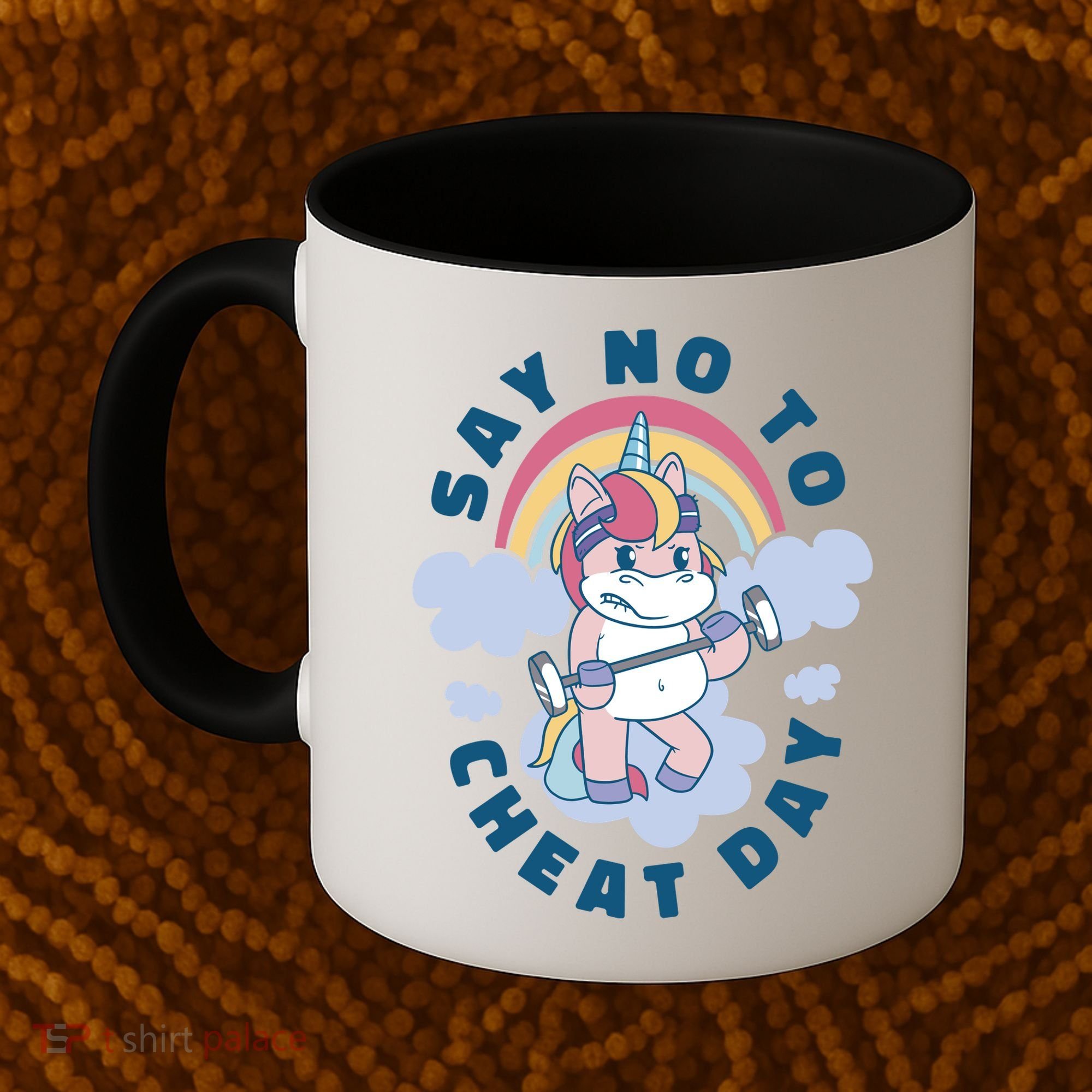 Say No To Cheat Day Unicorn Gym Coffee Mug