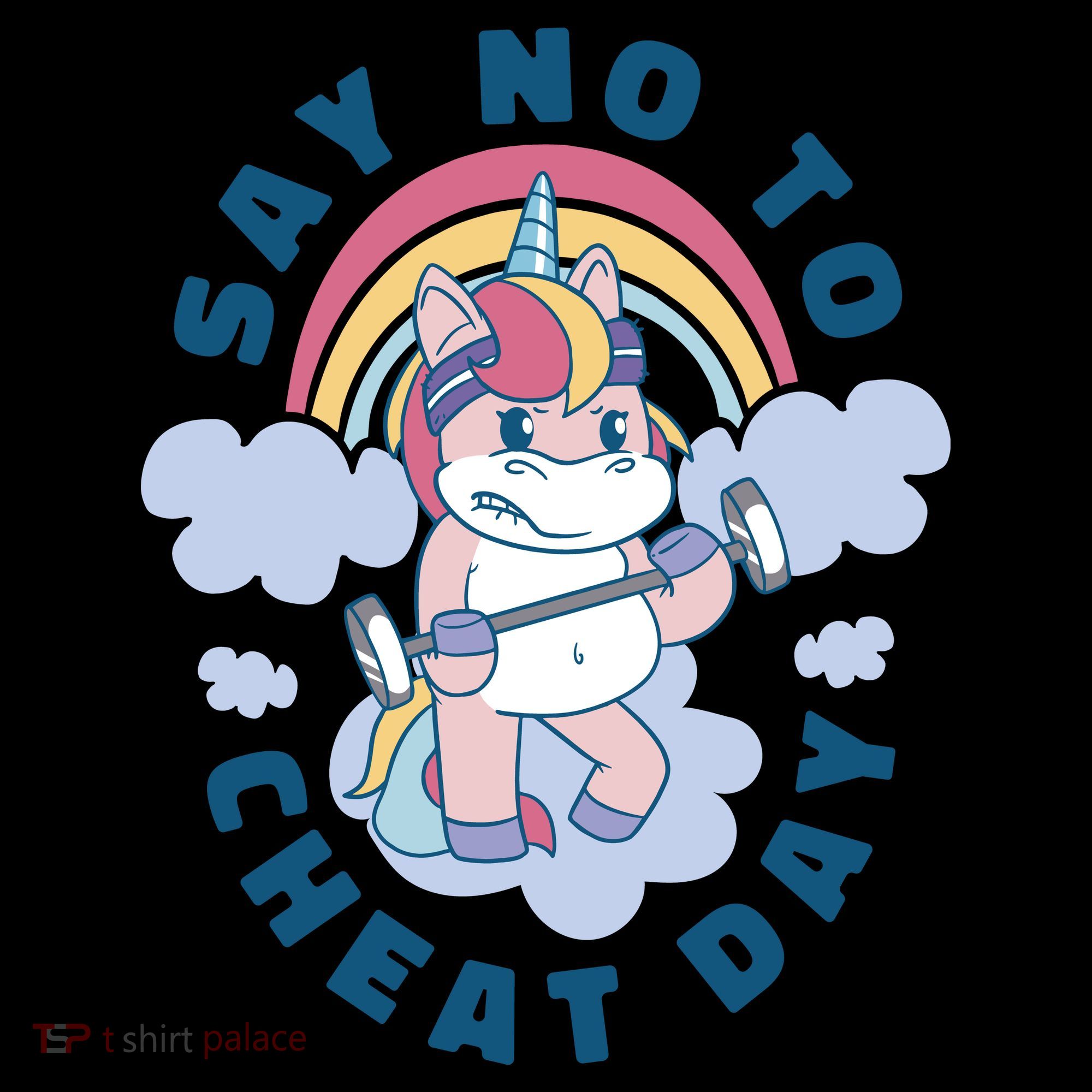 Say No To Cheat Day Unicorn Gym Women's Hoodie