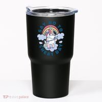 Say No To Cheat Day Unicorn Gym Tumbler thumb 0