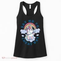 Say No To Cheat Day Unicorn Gym Women's Tank Top thumb 0