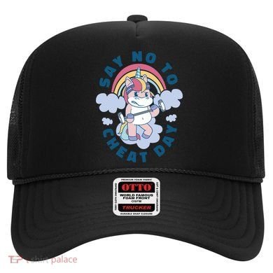Say No To Cheat Day Unicorn Gym Hat