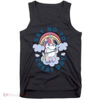 Say No To Cheat Day Unicorn Gym Tank Top thumb 0