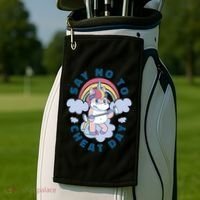 Say No To Cheat Day Unicorn Gym Golf Towel thumb 2