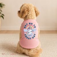 Say No To Cheat Day Unicorn Gym Doggie Tank thumb 2