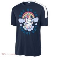 Say No To Cheat Day Unicorn Gym Sport-Tek Competitor United Soccer Jersey thumb 2