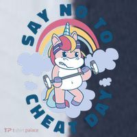 Say No To Cheat Day Unicorn Gym Sport-Tek Competitor United Soccer Jersey thumb 4