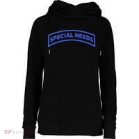 Special Needs Tab Womens Funnel Neck Pullover Hood thumb 0