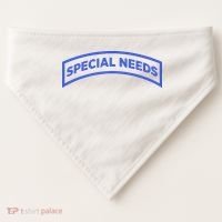 Special Needs Tab USA-Made Doggie Bandana thumb 0