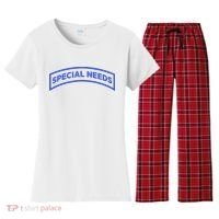 Special Needs Tab Women's Flannel Pajama Set thumb 0