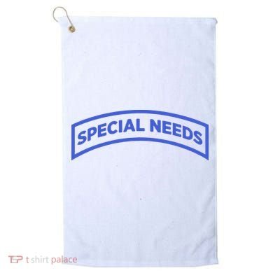 Special Needs Tab Golf Towel