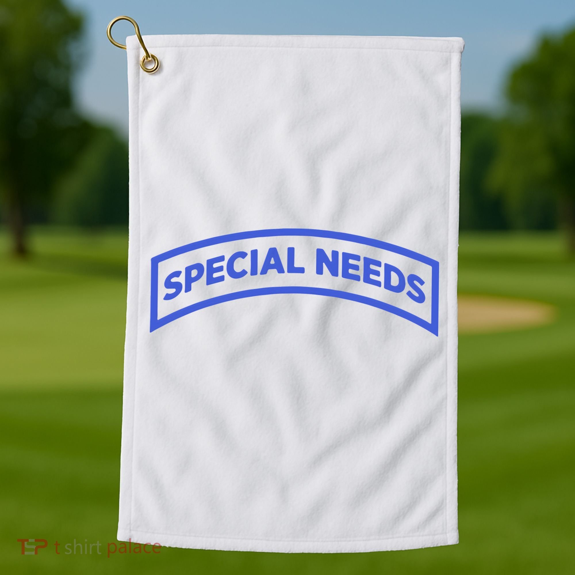 Special Needs Tab Golf Towel