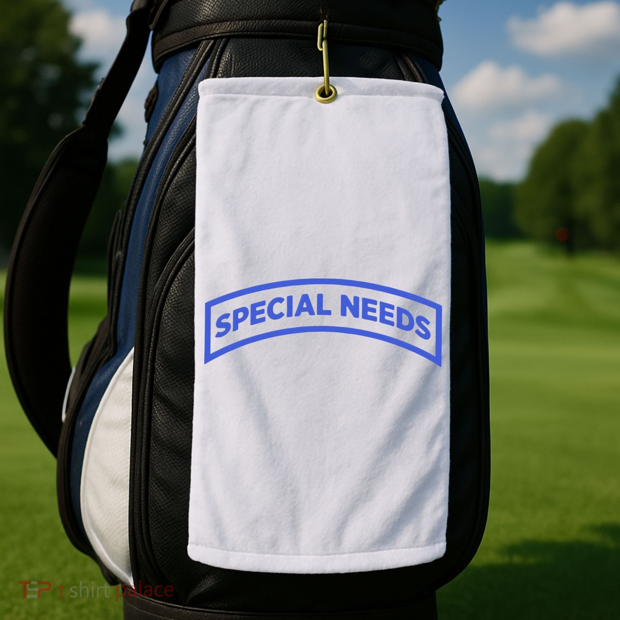 Special Needs Tab Golf Towel