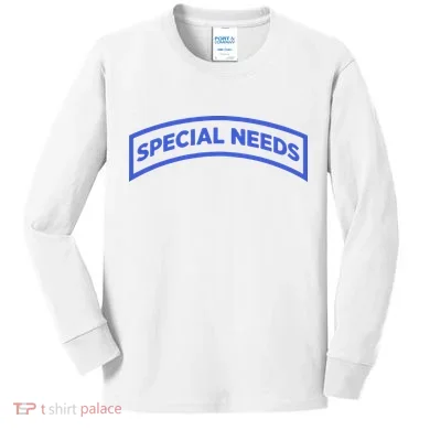 Special Needs Tab Kids Long Sleeve Shirt