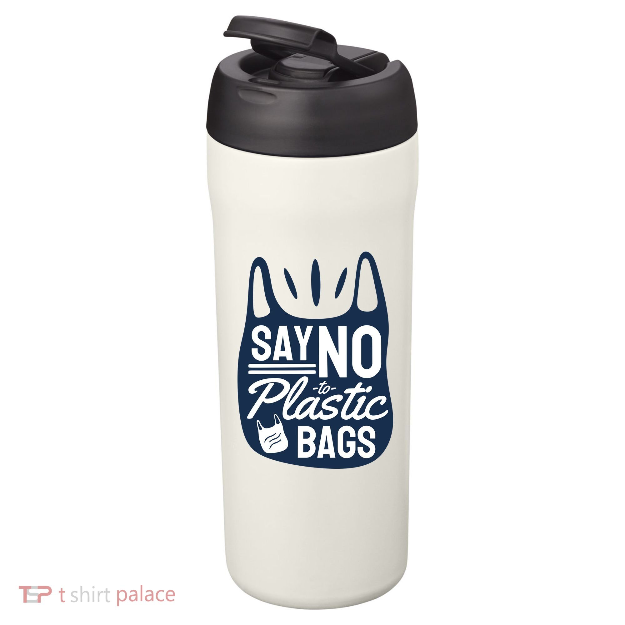 Say No To Plastic Bags 24oz Duet Stainless Steel Tumbler