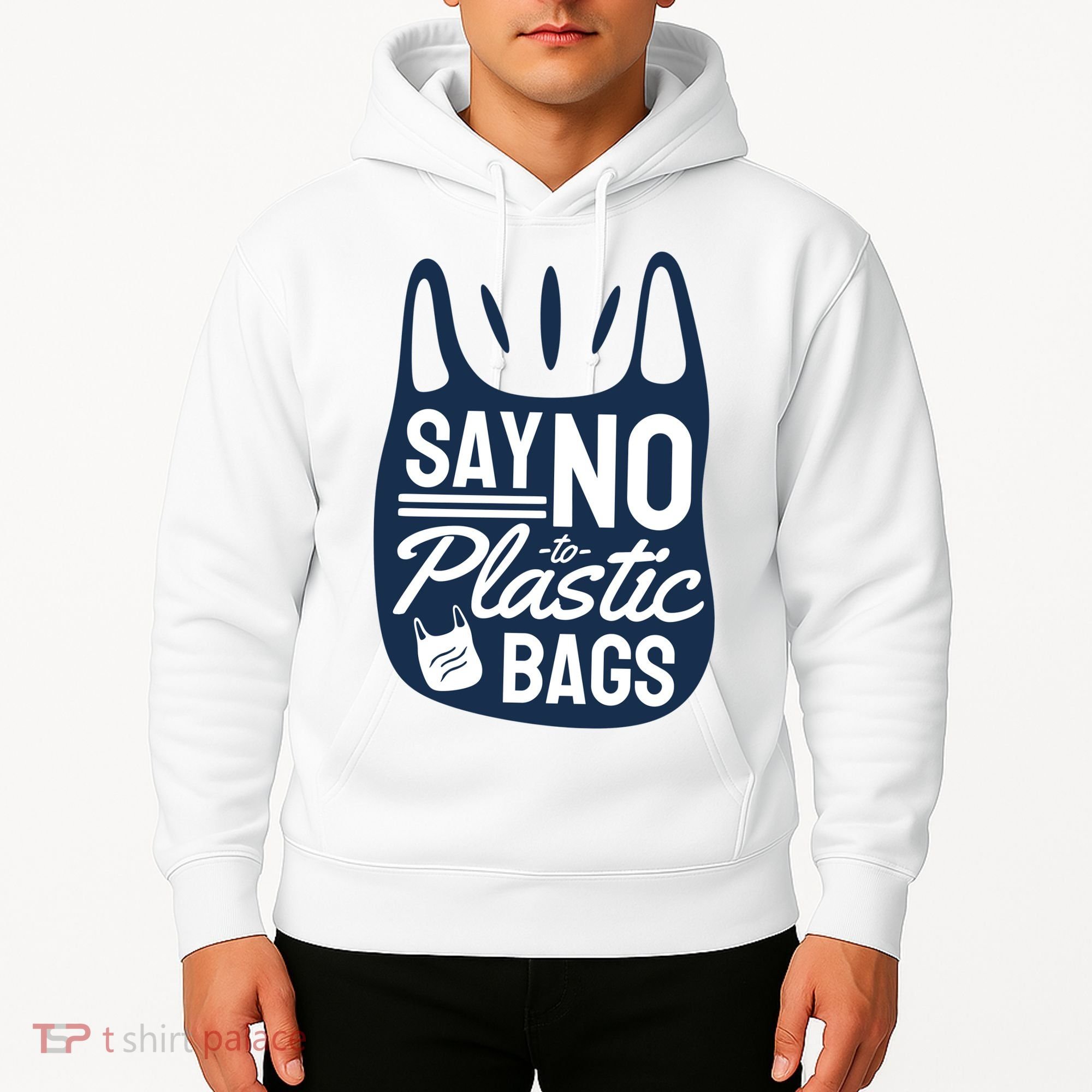 Say No To Plastic Bags Hoodie